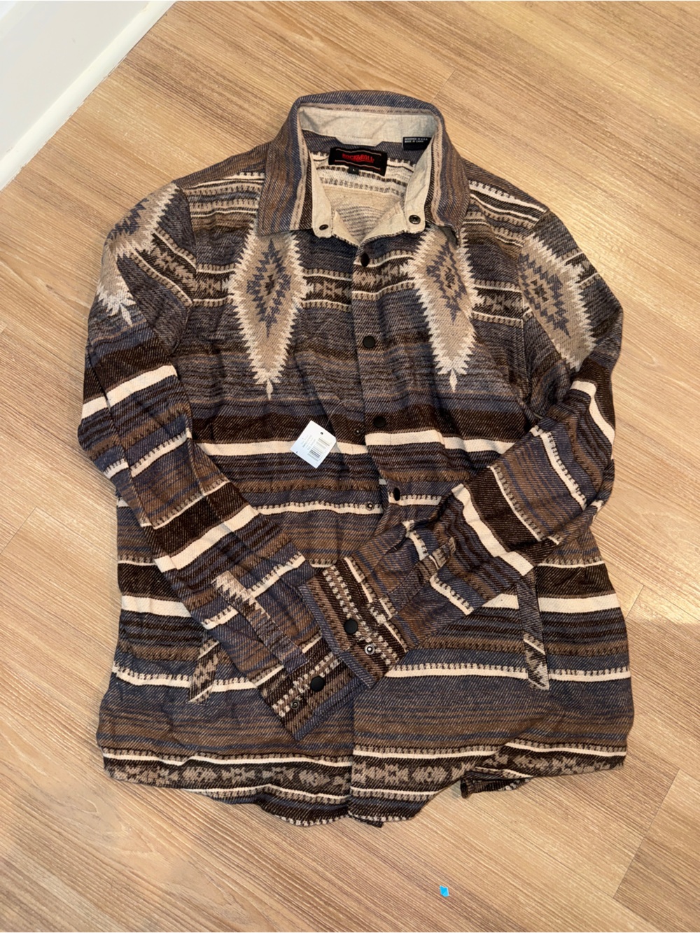 NWT Rock and Roll Denim Men's Western Shacket